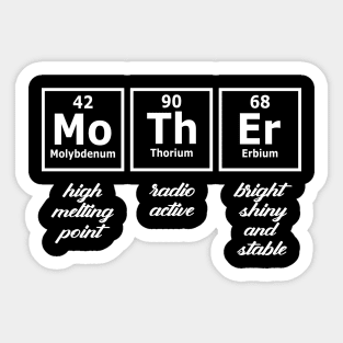 Mother Periodic Element Sticker